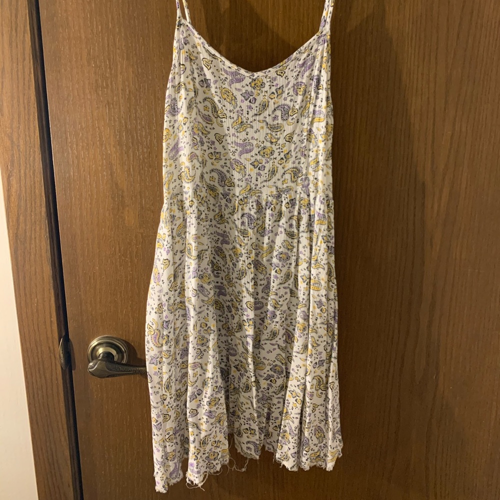 Strap Design Mini Dress